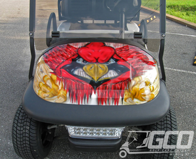 Red-Custom-Golf-Cart